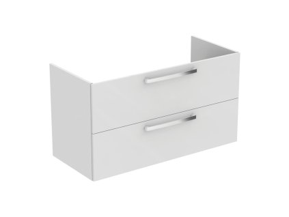 Ideal Standard Tempo - Skříňka pod umyvadlo 1000 mm, 2 zásuvky, lesklá bílá E1105WG