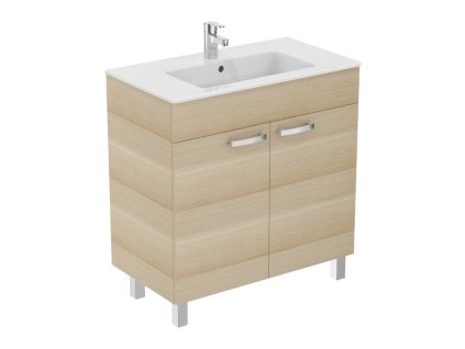 Ideal Standard Tempo - Skříňka pod umyvadlo 800 mm, 2 dvířka, dub pískový E3241OS
