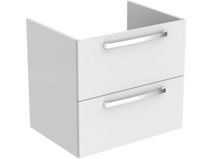 Ideal Standard Tempo - Skříňka pod umyvadlo 600 mm, 2 zásuvky, lesklá bílá E3240WG