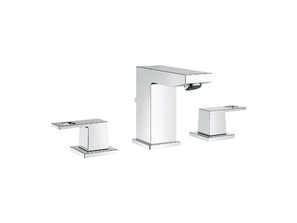 GROHE Eurocube - Umyvadlová tříotvorová baterie, DN 15 velikost S, Chrom 20351000