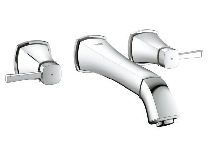 GROHE Grandera - Umyvadlová tříotvorová baterie, Chrom 20415000