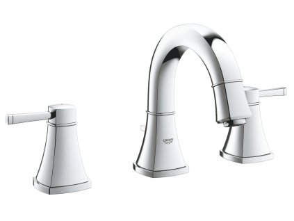 GROHE Grandera - Umyvadlová tříotvorová baterie, DN 15 velikost S, Chrom 20417000
