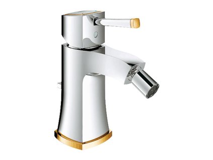 GROHE Grandera - Páková bidetová baterie, DN 15 Velikost M, chrom / zlatá 23315IG0