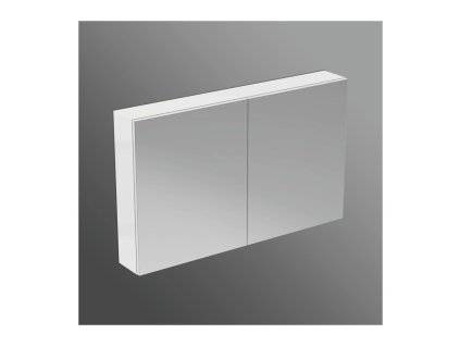 Ideal Standard Mirror & Light - Zrcadlová skříňka KOMFORT 1200 mm, dekor hliník T3499AL