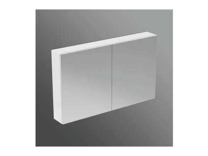 Ideal Standard Mirror & Light - Zrcadlová skříňka BASIC 1200 mm, Dekor hliník, T3593AL