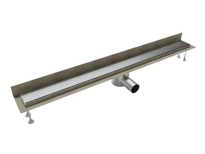 Sprchový žlab SlimLine 600 mm, instalace ke stěně