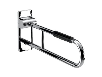 Emco System 2 - Opěrná rukojeť k wc, černé-chrom 358521260