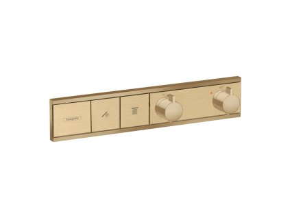 Hansgrohe RainSelect termostat pro podomítkovou instalaci pro 2 spotřebiče, kartáčovaný bronz 15380140