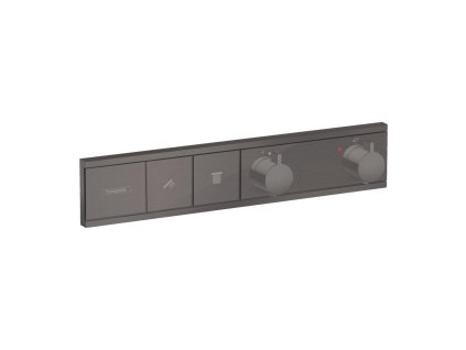 Hansgrohe RainSelect termostat pro podomítkovou instalaci pro 2 spotřebiče, kartáčovaný černý chrom 15380340