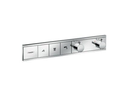 Hansgrohe RainSelect Termostat pod omítku pro 3 spotřebiče, chrom 15381000