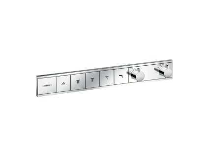 Hansgrohe RainSelect Termostat pod omítku pro 5 spotřebičů, chrom 15384000