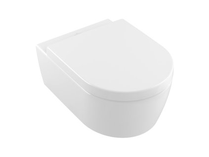 Villeroy & Boch Avento Combi-Pack - SET Závěsné WC + sedátko SoftClosing, alpská bílá CeramicPlus 5656HRR1