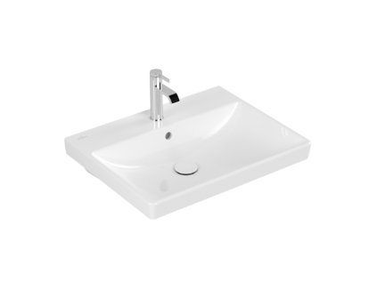 Villeroy & Boch Avento - Umyvadlo 600x470 mm s přepadem, alpská bílá 41586001