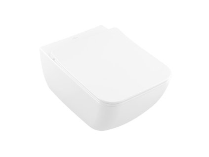 Villeroy & Boch Venticello Combi-Pack - SET Závěsné WC + sedátko SlimSeat Line SoftClosing, alpská bílá 4611RL01