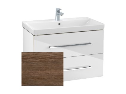 Villeroy & Boch AVENTO - Skříňka pod umyvadlo 776x484 mm, 2 zásuvky, Arizona Oak A89100VH