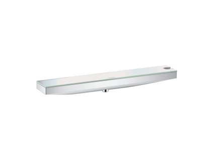 Hansgrohe Rainfinity Přípojka hadice Porter 500 se sprchovým držákem a poličkou do sprchy vpravo, chrom 26858000