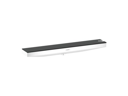 Hansgrohe Rainfinity Přípojka hadice Porter 500 se sprchovým držákem a poličkou do sprchy vpravo, matná bílá 26858700