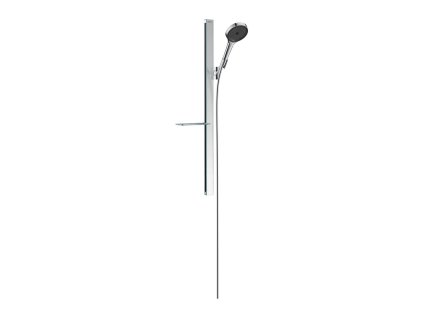 Hansgrohe Rainfinity sprchová sada 130 3jet s tyčí 90 cm a poličkou na mýdlo, chrom 27671000