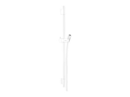 Hansgrohe Unica S Puro sprchová tyč 65 cm se sprchovou hadicí, matná bílá 28632700