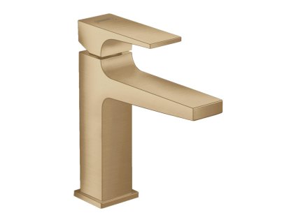 Hansgrohe Metropol Umyvadlová baterie 110 s plnou pákou a odtokovou soupravou Push-Open, kartáčovaný bronz 32507140