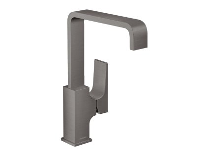 Hansgrohe Metropol Umyvadlová baterie 230 s plnou pákou a odtokovou soupravou Push-Open, kartáčovaný černý chrom 32511340