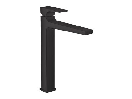 Hansgrohe Metropol Baterie 260 s plnou pákou, pro umyvadlové mísy, s odtokovou soupravou Push-Open, matná černá 32512670