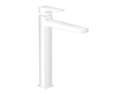 Hansgrohe Metropol Baterie 260 s plnou pákou, pro umyvadlové mísy, s odtokovou soupravou Push-Open, matná bílá 32512700