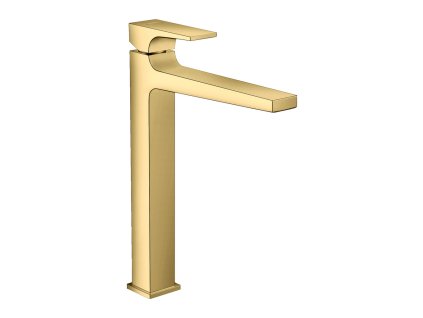 Hansgrohe Metropol Baterie 260 s plnou pákou, pro umyvadlové mísy, s odtokovou soupravou Push-Open, leštěný vzhled zlata 32512990