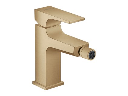 Hansgrohe Metropol Bidetová baterie s plnou pákou a odtokovou soupravou Push-Open, kartáčovaný bronz 32520140