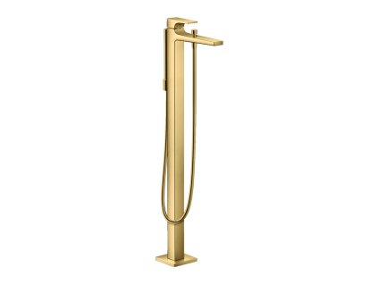 Hansgrohe Metropol Vanová baterie k postavení na podlahu s plnou pákou, leštěný vzhled zlata 32532990