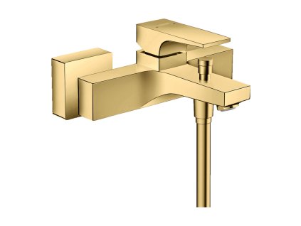 Hansgrohe Metropol Vanová baterie na stěnu s plnou pákou, leštěný vzhled zlata 32540990