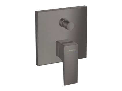 Hansgrohe Metropol Vanová baterie pod omítku s plnou pákou, kartáčovaný černý chrom 32545340