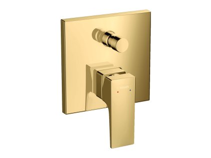 Hansgrohe Metropol Vanová baterie pod omítku s plnou pákou a zabudovanou bezpečnostní kombinací podle EN1717, leštěný vzhled zlata 32546990