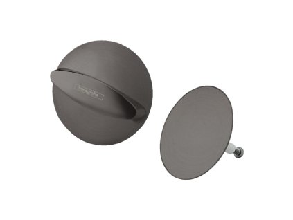 Hansgrohe Flexaplus Vrchní sada odtokové a přepadové soupravy, kartáčovaný černý chrom 58185340