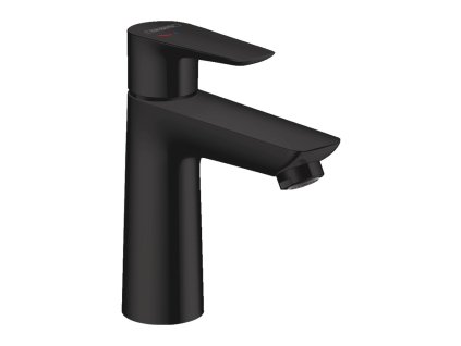Hansgrohe Talis E Páková umyvadlová baterie 110 CoolStart s odtokovou soupravou s táhlem, matná černá 71713670