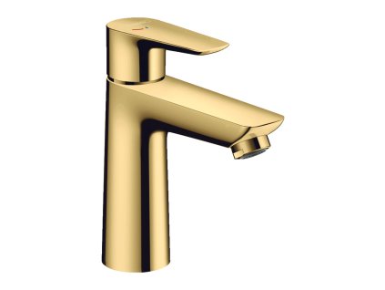Hansgrohe Talis E Páková umyvadlová baterie 110 CoolStart s odtokovou soupravou s táhlem, leštěný vzhled zlata 71713990