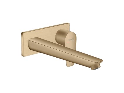 Hansgrohe Talis E Páková umyvadlová baterie pod omítku, s výtokem 22,5 cm, kartáčovaný bronz 71734140