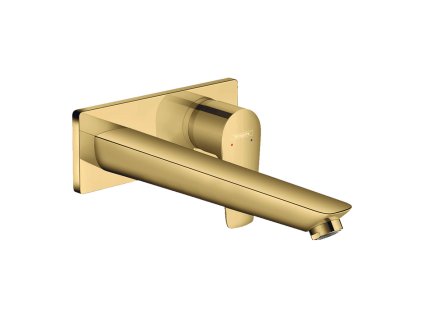 Hansgrohe Talis E Páková umyvadlová baterie pod omítku, s výtokem 22,5 cm, leštěný vzhled zlata 71734990