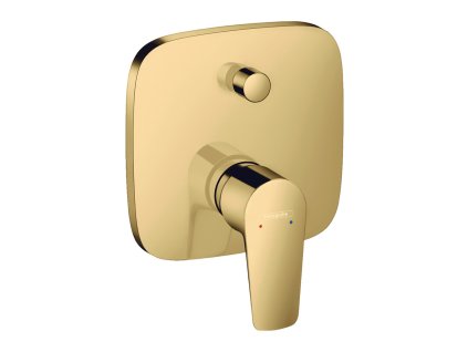Hansgrohe Talis E Páková vanová baterie pod omítku, leštěný vzhled zlata 71745990