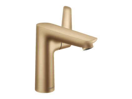 Hansgrohe Talis E Páková umyvadlová baterie 150 s odtokovou soupravou s táhlem, kartáčovaný bronz 71754140
