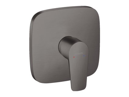 Hansgrohe Talis E Páková sprchová baterie pod omítku, kartáčovaný černý chrom 71765340