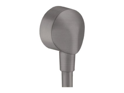 Hansgrohe FixFit Přípojka hadice E bez zpětného ventilu, kartáčovaný černý chrom 27454340