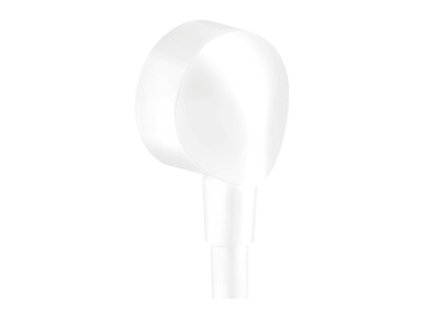 Hansgrohe FixFit Přípojka hadice E bez zpětného ventilu, matná bílá 27454700