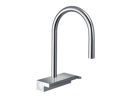 Hansgrohe Aquno Select M81 kuchyňská páková baterie 170 vytažitelná sprška, 3jet, sBox, chrom 73831000