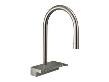Hansgrohe Aquno Select M81 kuchyňská páková baterie 170 vytažitelná sprška, 3jet, sBox, vzhled nerezu 73831800