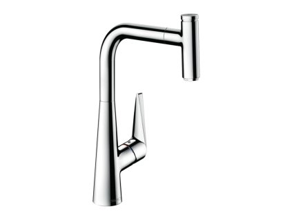 Hansgrohe Talis Select M51 kuchyňská páková baterie 300, EcoSmart, vytahovatelný výtok, 1jet, chrom 72826000