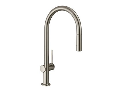 Hansgrohe Talis M54 kuchyňská páková baterie 210, vytahovatelná sprška, 2jet, sBox, vzhled nerezu 72801800