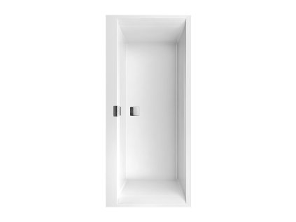 Villeroy & Boch Squaro Edge 12 Duo - Vana 1900x900 mm, včetně odpadu a přepadu, alpská bílá UBQ190SQE2DV-01