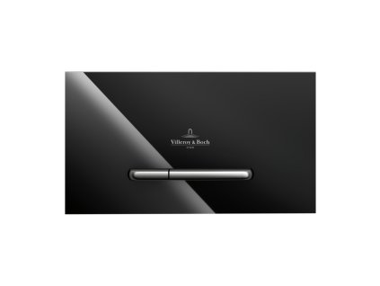 Villeroy & Boch ViConnect - Ovládací tlačítko k WC 300G, lesklé černé sklo 922160RB