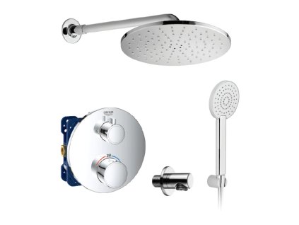 Grohe Grohtherm SET 2 - Sprchový systém pod omítku, Grohtherm, termostatický - kompletní sada